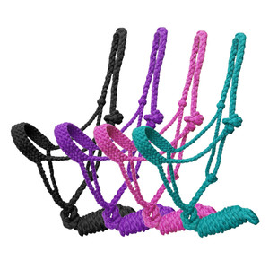 Showman Braided Mule Tape Pony Halter Showman Braided Mule Tape Pony Halter