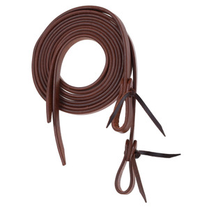 Showman 3/4" x 8' Oiled Harness Cow Leather Split Reins Showman 3/4" x 8' Oiled Harness Cow Leather Split Reins