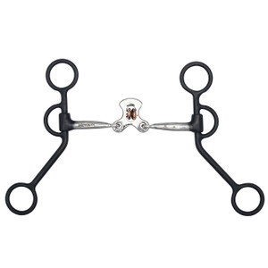 Showman Argentine Shank Bit w/ Double Copper Rollers Showman Argentine Shank Bit w/ Double Copper Rollers