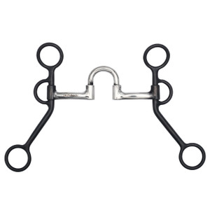 Showman Argentine Shank Correction Mouth Bit Showman Argentine Shank Correction Mouth Bit