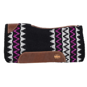 Klassy Cowgirl 28" x 30" Purple Twilight Contoured Wool Top Felt Bottom Saddle Pad Klassy Cowgirl 28" x 30" Purple Twilight Contoured Wool Top Felt Bottom Saddle Pad