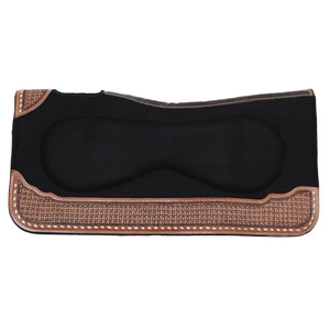 Showman 31" x 32" Waffle Weave Built-Up Felt Saddle Pad Showman 31" x 32" Waffle Weave Built-Up Felt Saddle Pad