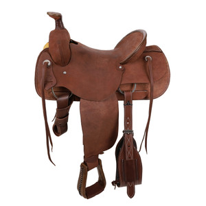 Showman Legacy Series Roughout Roping Saddle - 15, 16, 17 Inch Showman Legacy Series Roughout Roping Saddle - 15, 16, 17 Inch