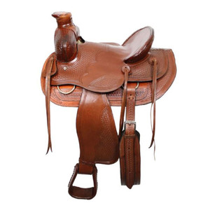 Buffalo Bear Trap Wade Style Ranch Saddle - 16 Inch Buffalo Bear Trap Wade Style Ranch Saddle - 16 Inch