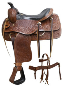 16" Double T Pleasure Saddle Set 16" Double T Pleasure Saddle Set