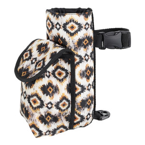Showman Aztec Sunstone Insulated Nylon Bottle Carrier w/ Pocket Showman Aztec Sunstone Insulated Nylon Bottle Carrier w/ Pocket