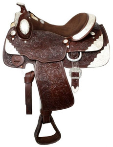 16" Fully Tooled Double T Show Saddle