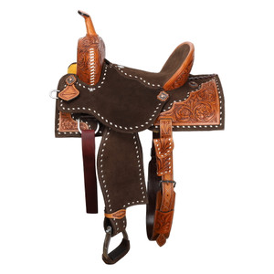 Double T Sterling Barrel Style Saddle - 15 Inch Double T Sterling Barrel Style Saddle - 15 Inch