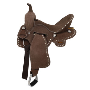 Double T Patsy Spinal Relief Barrel Style Saddle - 14, 15, 16 Inch Double T Patsy Spinal Relief Barrel Style Saddle - 14, 15, 16 Inch