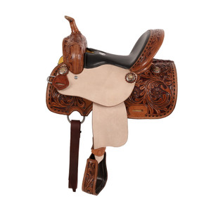 Double T Clementine Barrel Style Saddle - 12 Inch Double T Clementine Barrel Style Saddle - 12 Inch