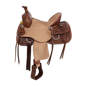 Double T Plainsman Roper Style Saddle - 13 Inch Double T Plainsman Roper Style Saddle - 13 Inch