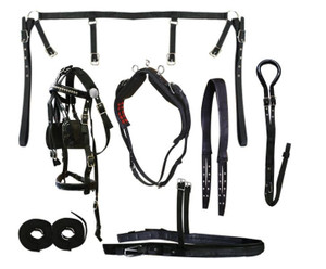 Medium/Large Horse Premium Nylon Driving Harness Set Medium/Large Horse Premium Nylon Driving Harness Set