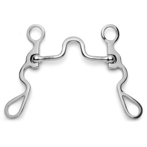 Showman S Shank Bit w/ U Flat Tongue Relief Showman S Shank Bit w/ U Flat Tongue Relief