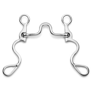 Showman Long S Shank Bit w/ Flat High Port