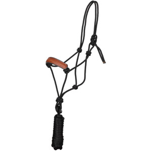 Showman Frontier Plait Cowboy Knot Halter w/ Lead