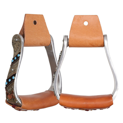 Showman Southwest Luxe Aluminum Stirrups