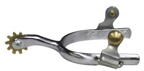 Showman Youth Size Chrome Plated Spurs