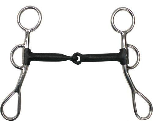 Showman Stainless Steel Training Bit w/ 6" Cheeks