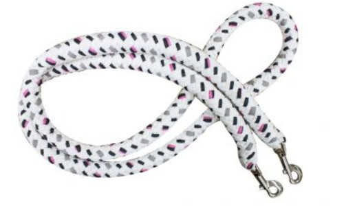 7' Braided Cotton Softy Contest Reins w/ Heavy Duty Snaps