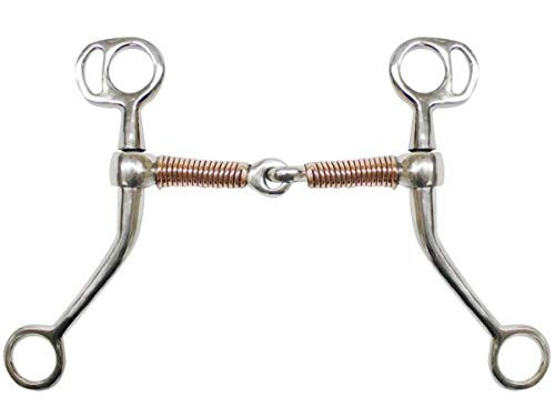 Showman Stainless Steel Tom Thumb Bit w/ 5" Copper Wrapped Snaffle Mouth