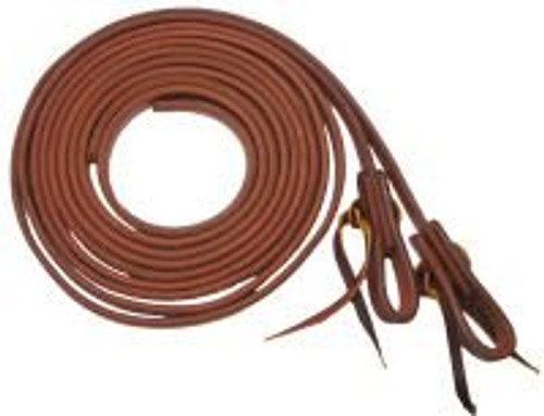 Showman 1/2" X 8' Oiled Harness Leather Split Reins