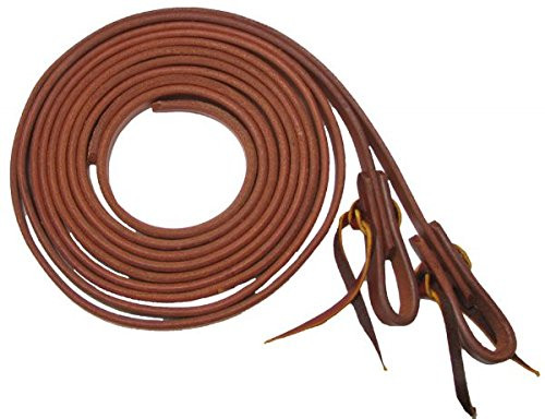 Showman 3/4" x 8' Oiled Harness Leather Split Reins