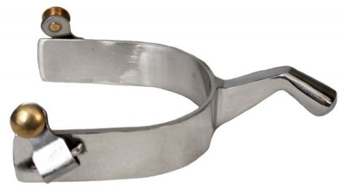 Showman Stainless Steel Spurs w/ Humane Blunt End