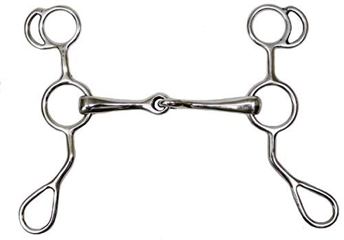 Showman Stainless Steel Snaffle Bit