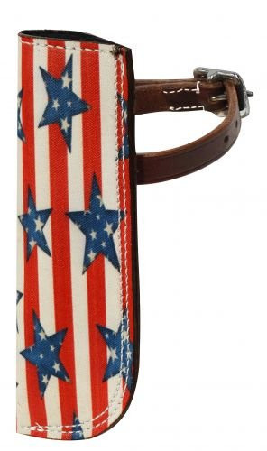 Showman Stars & Stripes Leather Flag Carrier