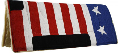 30" x 32" American Flag Saddle Pad