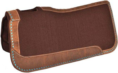 Showman 32" x 31" Heavy Duty Brown Felt Saddle Pad