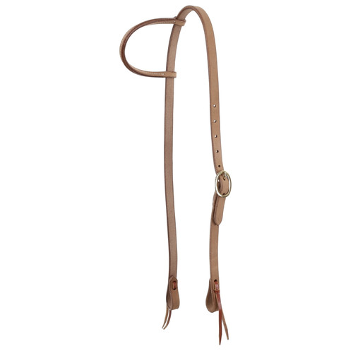 Showman Argentina Cow Harness Leather Single Ear Headstall