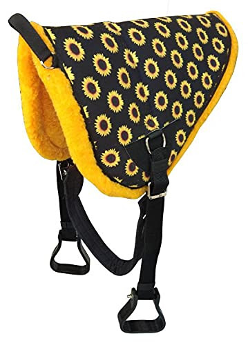 Showman Sunflower Design Bareback Saddle Pad