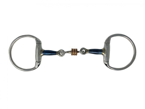 Showman Stainless Steel Eggbutt Bit w/ 3" Cheeks
