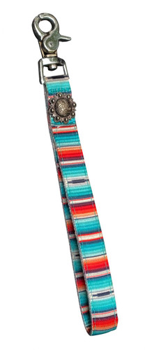 Showman Nylon Serape Print Keychain