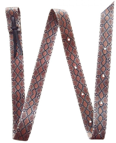 Showman Snake Print Nylon Tie Strap