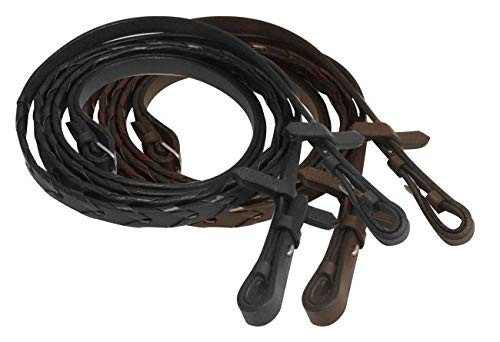 60" Laced Leather English Reins 