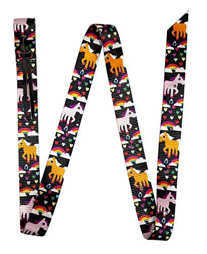 Showman PONY Heart & Pony Print Nylon Tie Strap