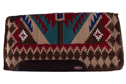 Showman 36" x 34" x 1" Navajo Design Woven Wool Saddle Pad w/ Memory Felt Bottom