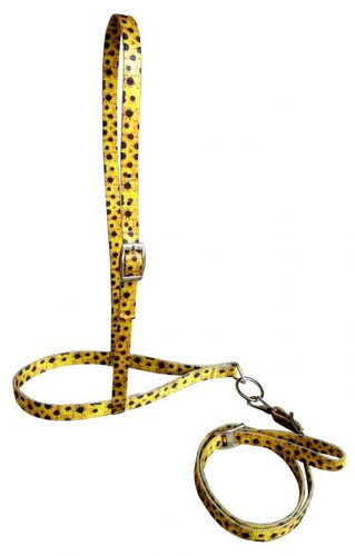 Showman Sunflower Print Nylon Noseband Tie Down