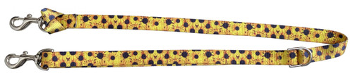 Showman Sunflower Print Nylon Tie Down Strap