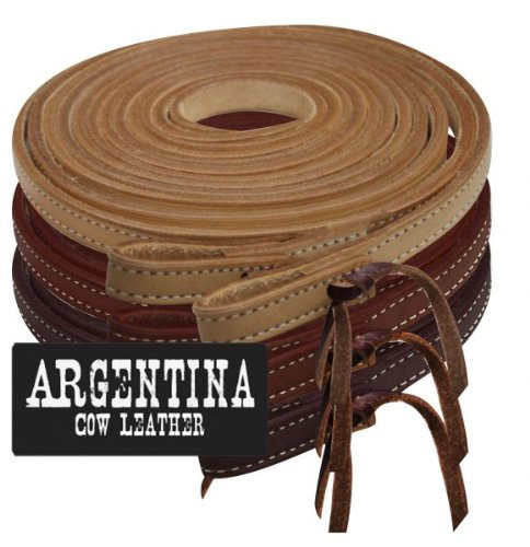 Showman 8ft Argentina Cowhide Leather Split Reins