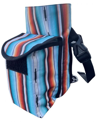 Showman Insulated Nylon Serape Print Bottle Carrier w/ Pocket