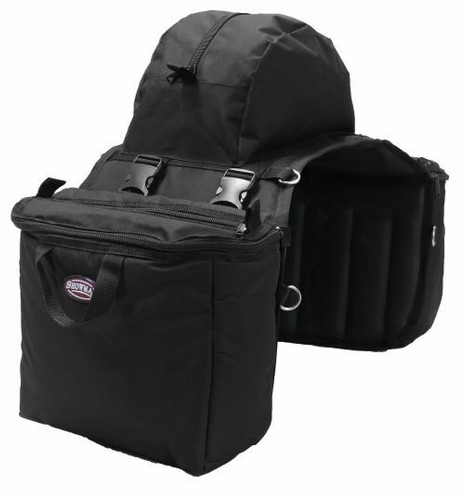 Showman Heavy Nylon Saddle Bag w/ Insulated & Detachable Side Coolers