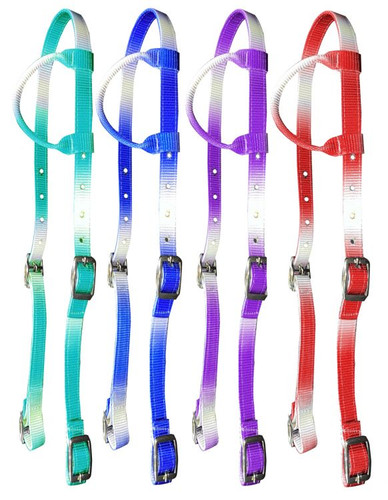 Showman Ombre Nylon Single Ear Headstall