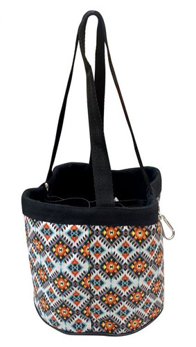 Showman Aztec Print Nylon Grooming Tote