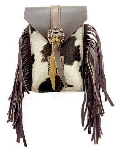 Showman Hair-On Cowhide Saddle Bag