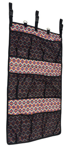 Showman Bright Pink Aztec Hanging Organizer