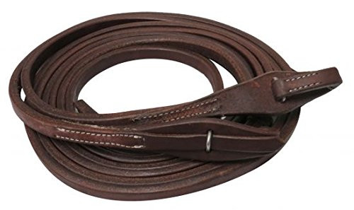 Showman 5/8" Oiled Harness Leather Split Reins