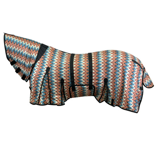Showman Chevron Mesh Fly Sheet w/ Neck Cover